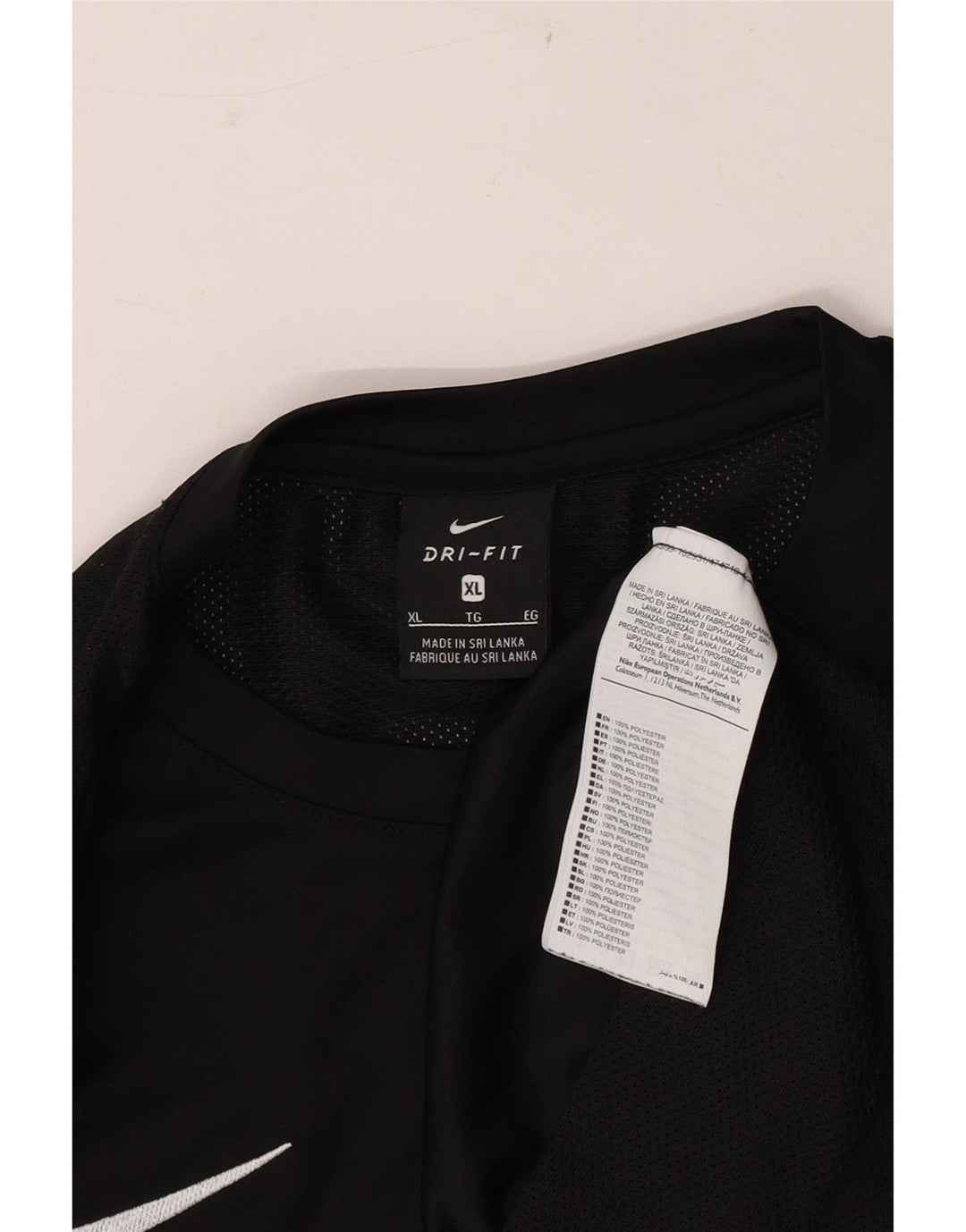 Tricou Nike Dri Fit pentru bărbați Top XL Negru Poliester color bloc