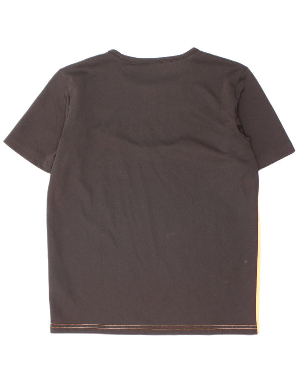 Tricou Puma pentru băieți Top 11-12 ani poliester negru color bloc