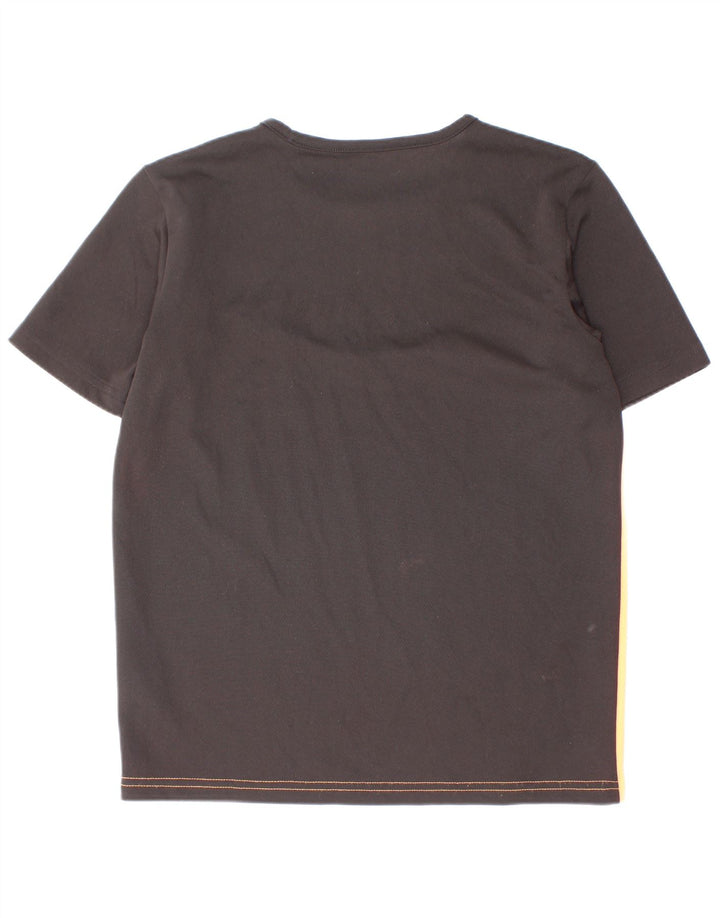 Tricou Puma pentru băieți Top 11-12 ani poliester negru color bloc