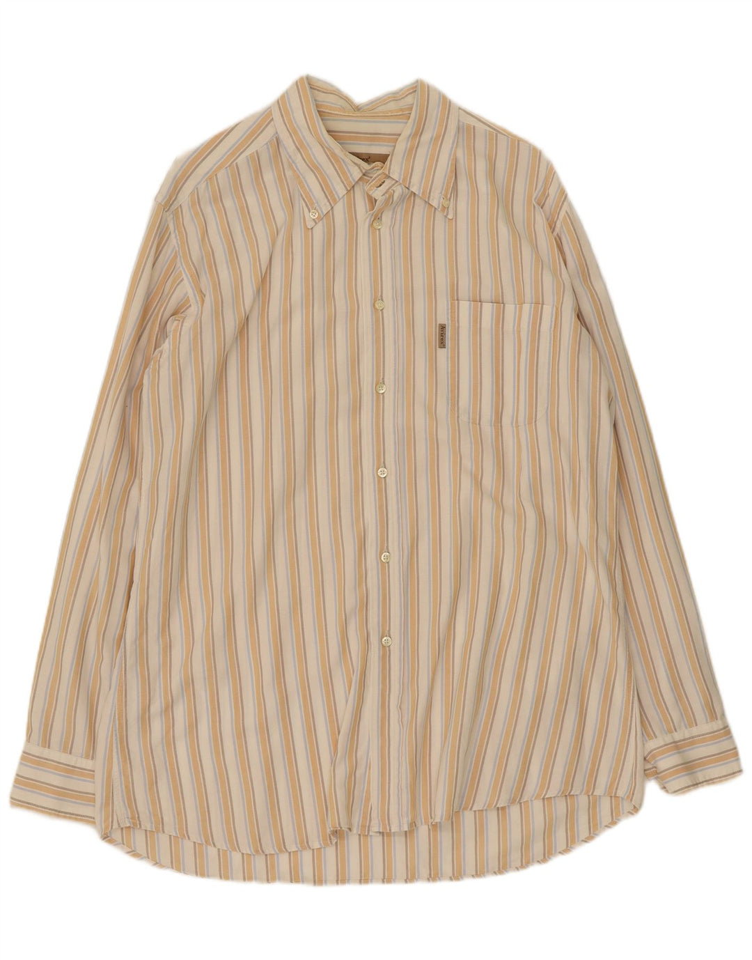 AVIREX Mens Shirt XL Beige Striped