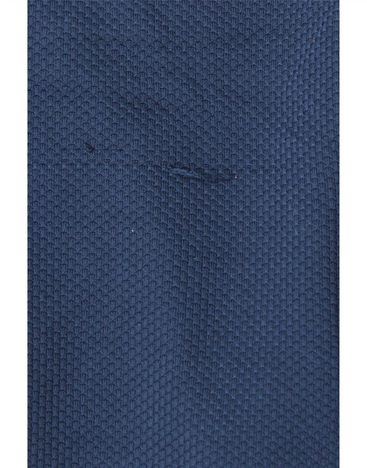 Hanorac pentru bărbați UNDER ARMOUR Cold Gear cu gât cu nasturi Pulover mediu bleumarin