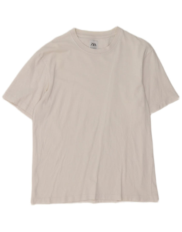Tricou pentru bărbați Zara Top Mediu Alb