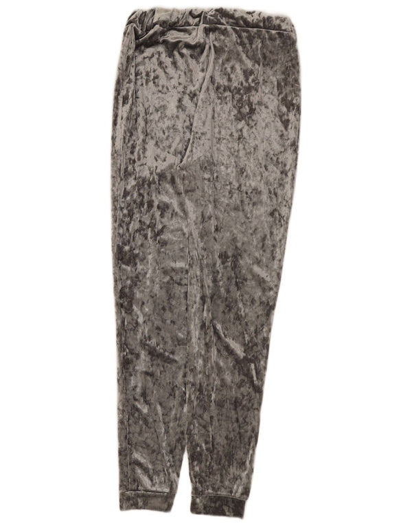 Pantaloni de trening din velur pentru femei Marks & Spencer Pantaloni de jogging UK 8 Small Gri