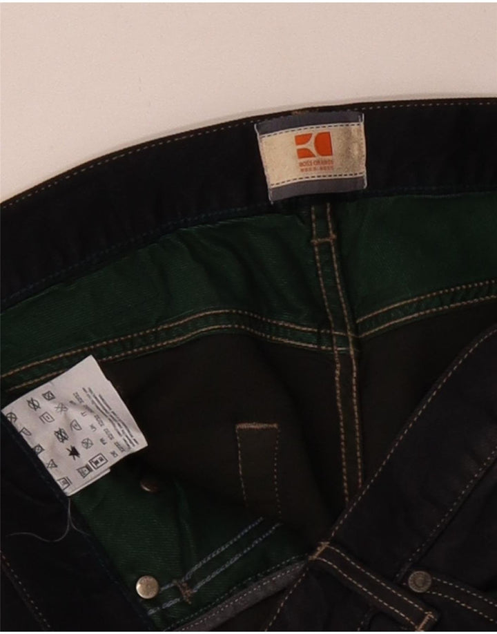 Blugi drepti pentru bărbați Hugo Boss W32 L32 negri