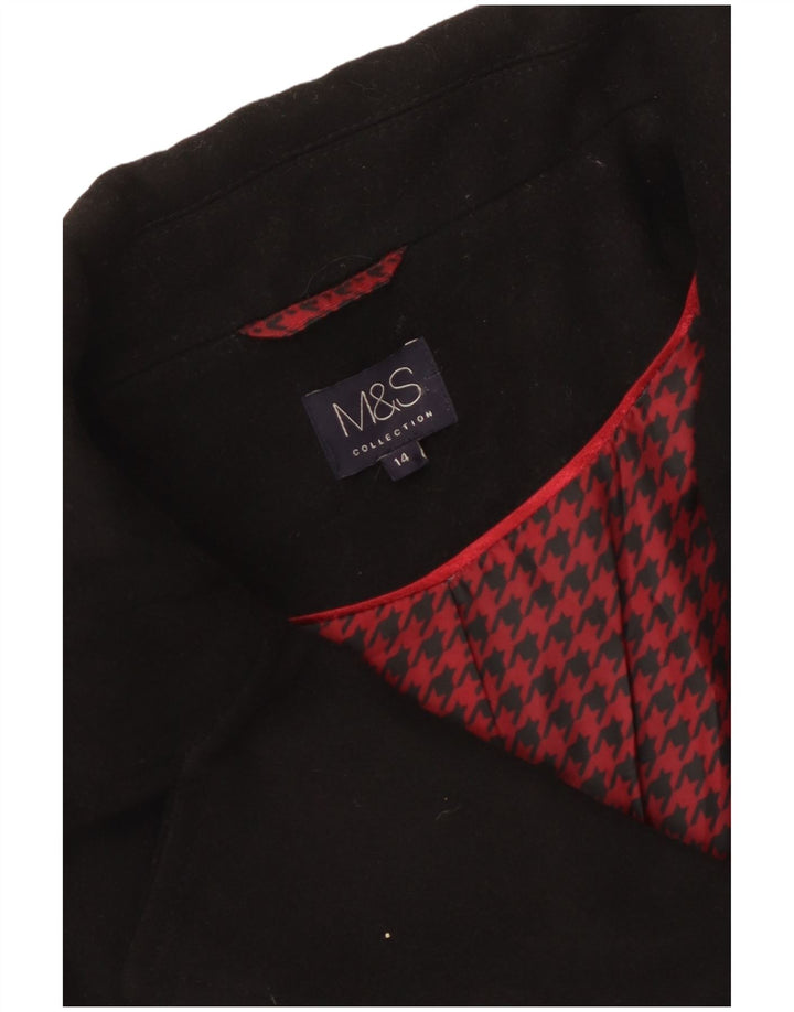 Palton pentru femei Marks & Spencer UK 14 mare negru