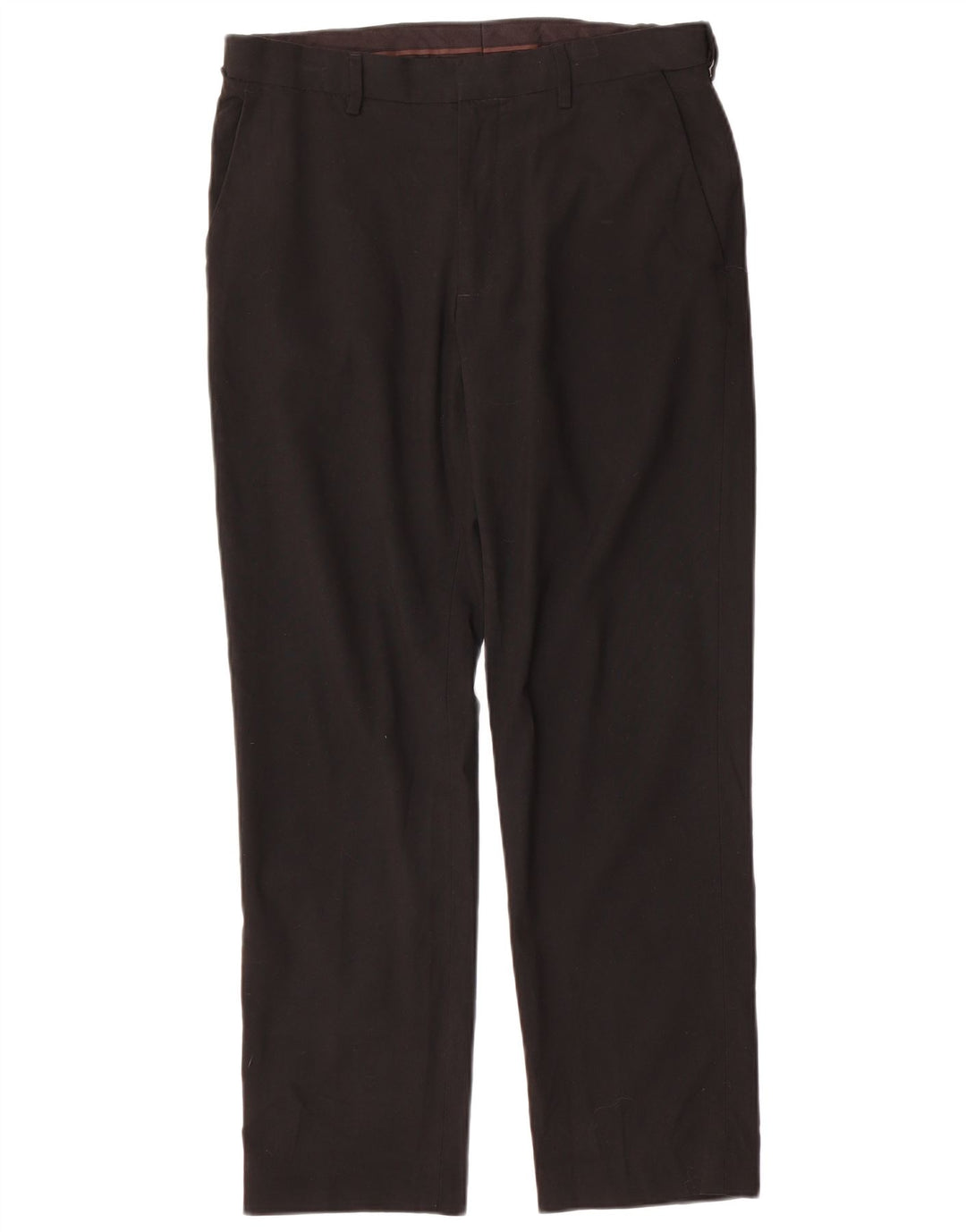 Marks & Spencer Pantaloni chino pentru bărbați, drepți, cu ajustare normală, L32 L29, negru