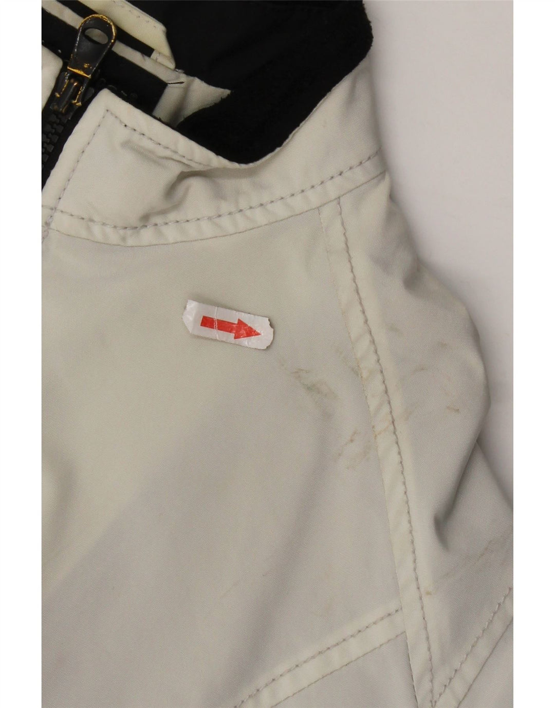 Jachetă de ploaie pentru femei Refrigiwear UK 14, mare, albă, din poliamidă