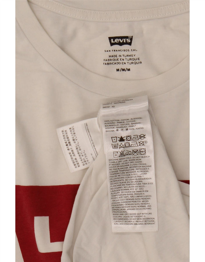 Tricou grafic pentru bărbați Levi's Top Medium White Bumbac