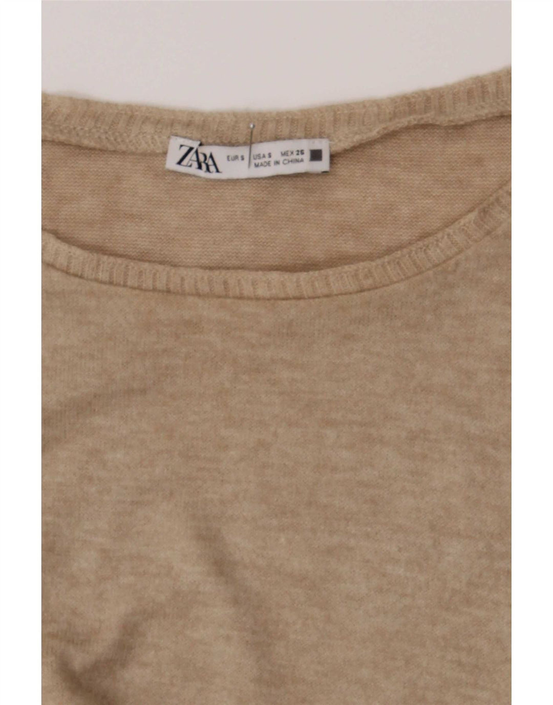 Vestă pentru femei Zara UK 10 Small Beige Flecked