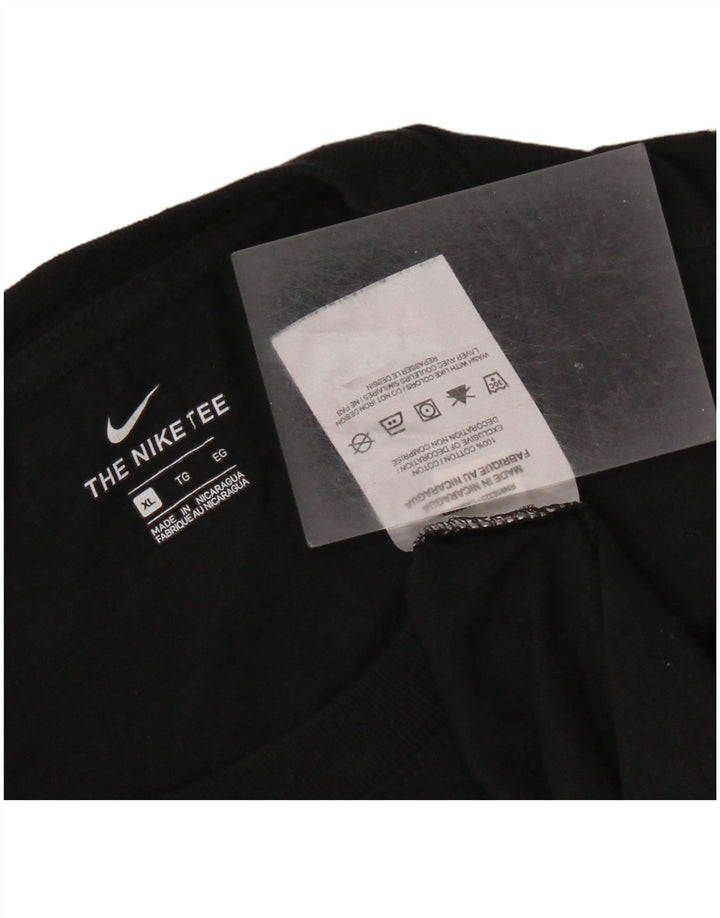 Tricou grafic pentru fete NIKE Top 13-14 ani XL bumbac negru