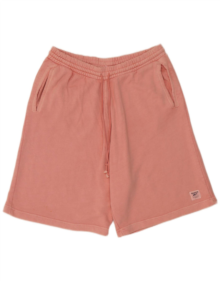 Pantaloni scurti sport pentru bărbați Reebok, bumbac, roz, mari