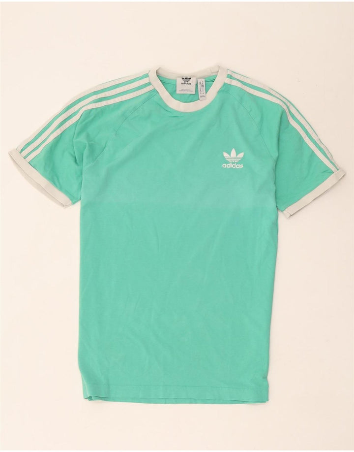 Tricou pentru bărbați Adidas Top, bumbac verde mediu
