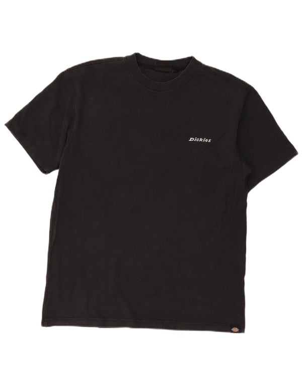 Dickies Mens T-Shirt Top Medium Black Cotton