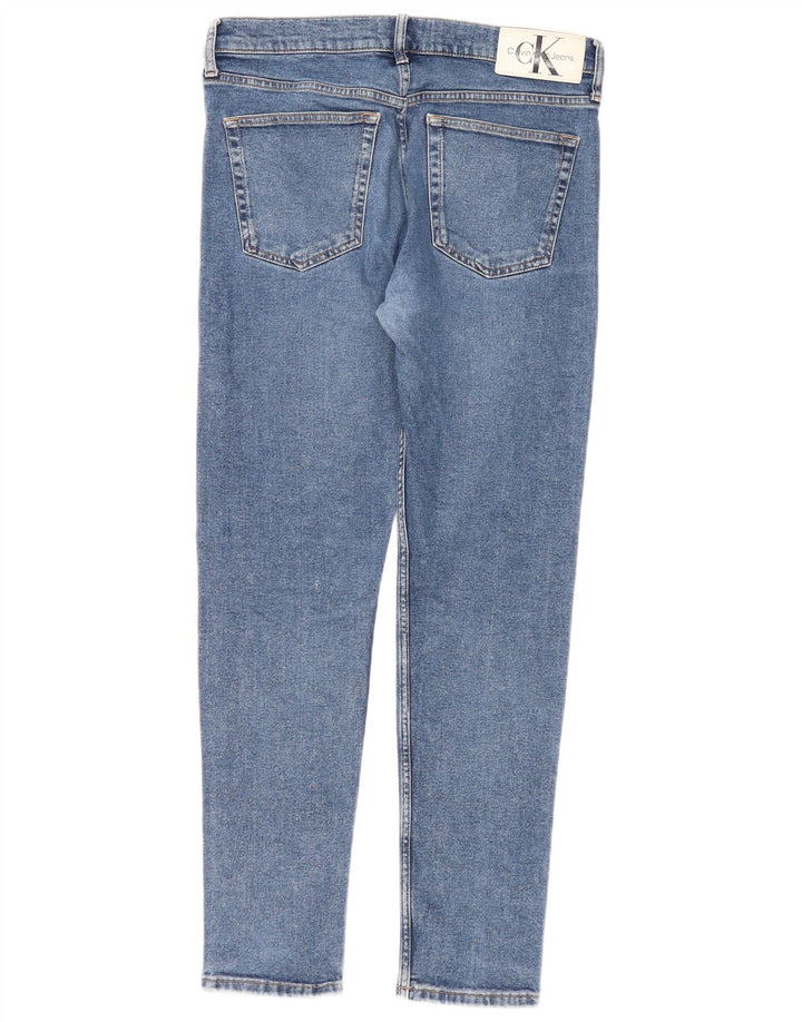 Blugi slim pentru bărbați Calvin Klein W33 L32 Bumbac albastru