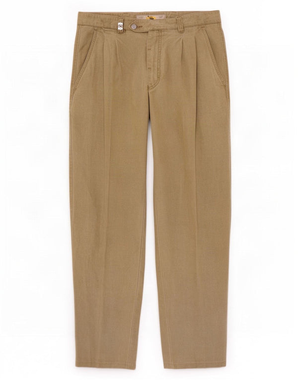 Camel Active Mens Pegged Chino Trousers IT 48 Medium W30 L30 Khaki Cotton