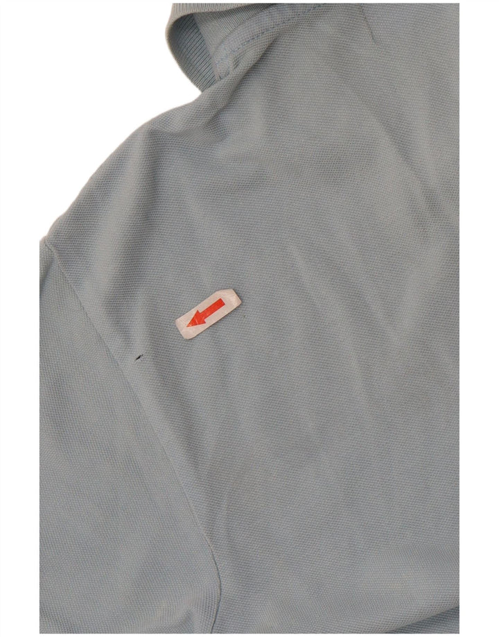 Tricou polo Kappa pentru femei UK 12, bumbac albastru mediu