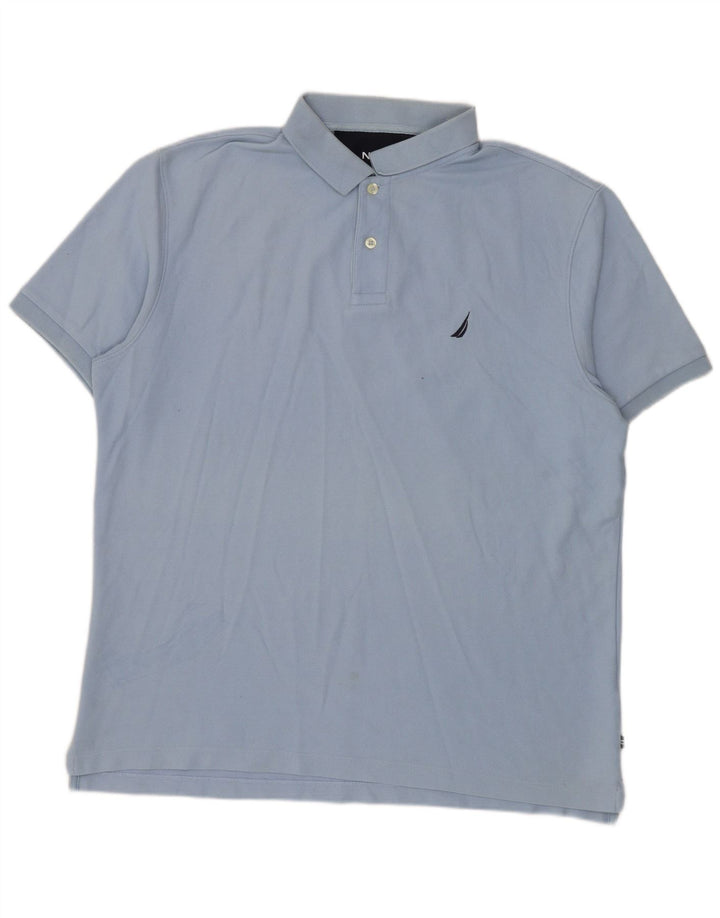 Tricou polo Nautica pentru bărbați, mare, albastru, bumbac