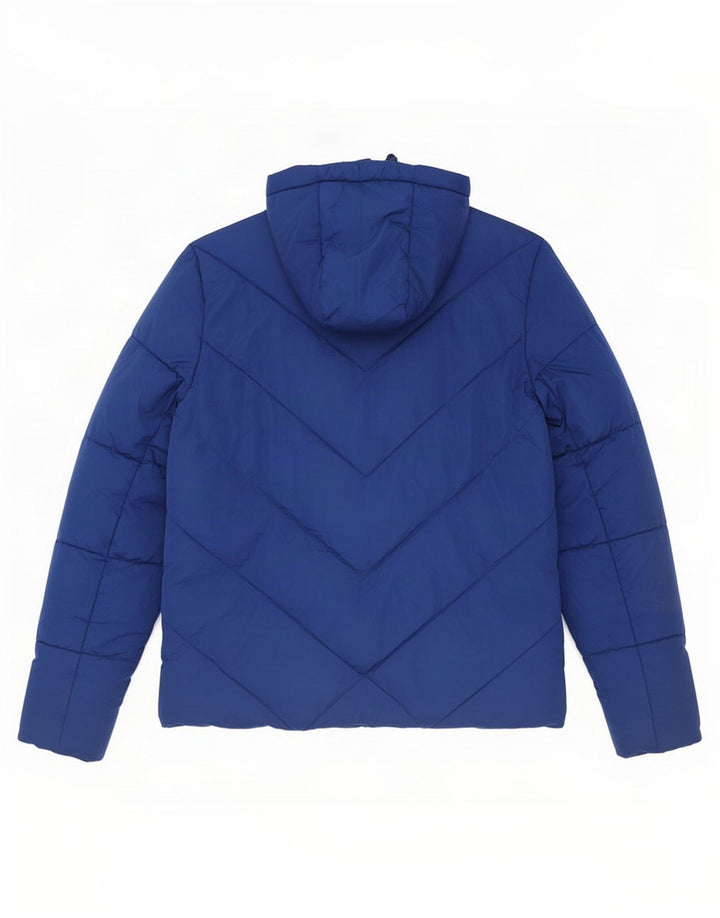 Jachetă căptușită cu glugă Superdry pentru bărbați UK 38 Poliester albastru mediu