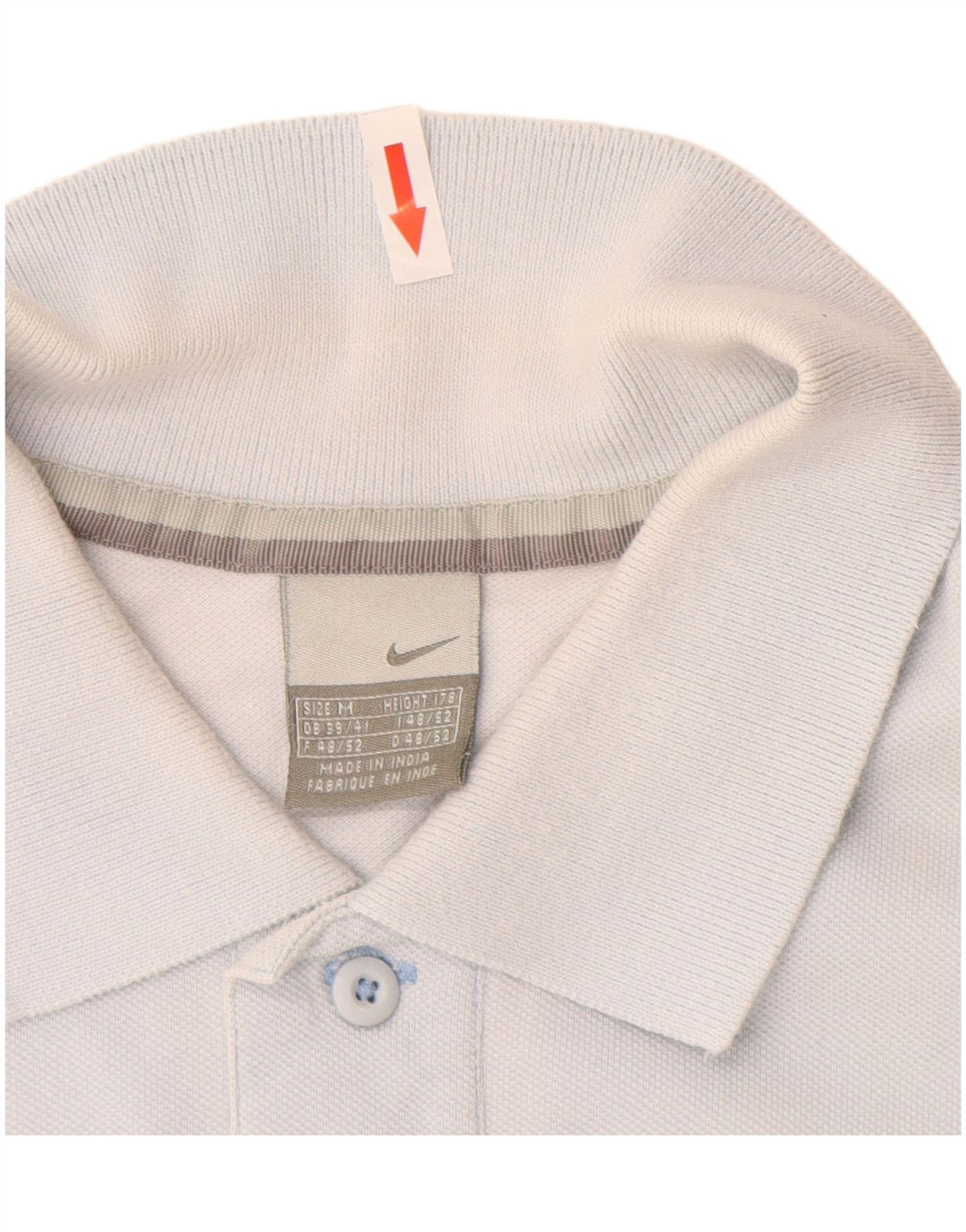 Tricou polo Nike pentru bărbați Marea Britanie 39/41, bumbac albastru mediu