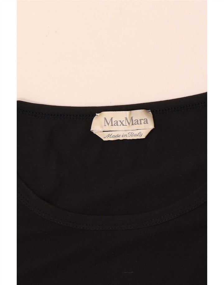 Max Mara Top pentru femei cu mâneci 3/4 UK 8 Small Black