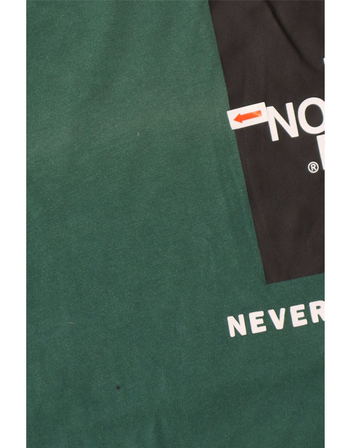 Tricou grafic pentru bărbați THE NORTH FACE Top din bumbac verde mediu
