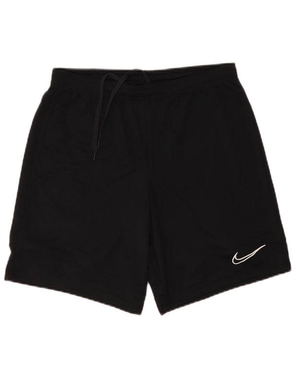 Pantaloni scurți sport Nike Dri Fit pentru bărbați, poliester negru mic