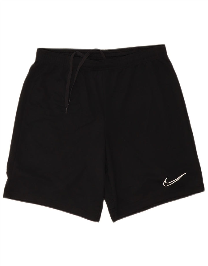 Pantaloni scurți sport Nike Dri Fit pentru bărbați, poliester negru mic
