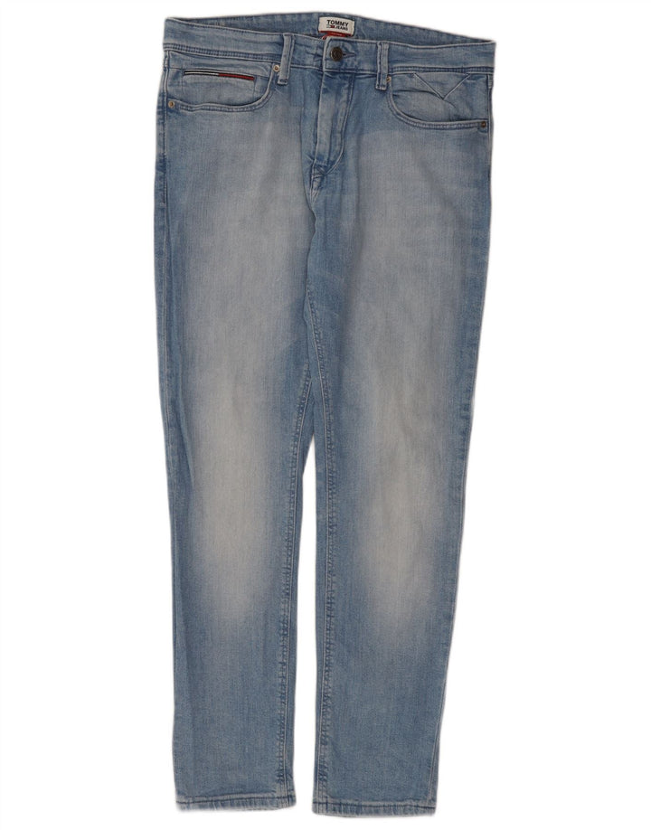 Blugi slim pentru bărbați Tommy Hilfiger W32 L30 bumbac albastru