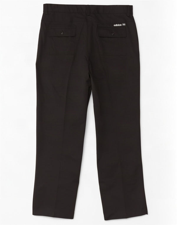 Pantaloni chino Climalite drepti pentru bărbați Adidas W36 L32 Poliester negru