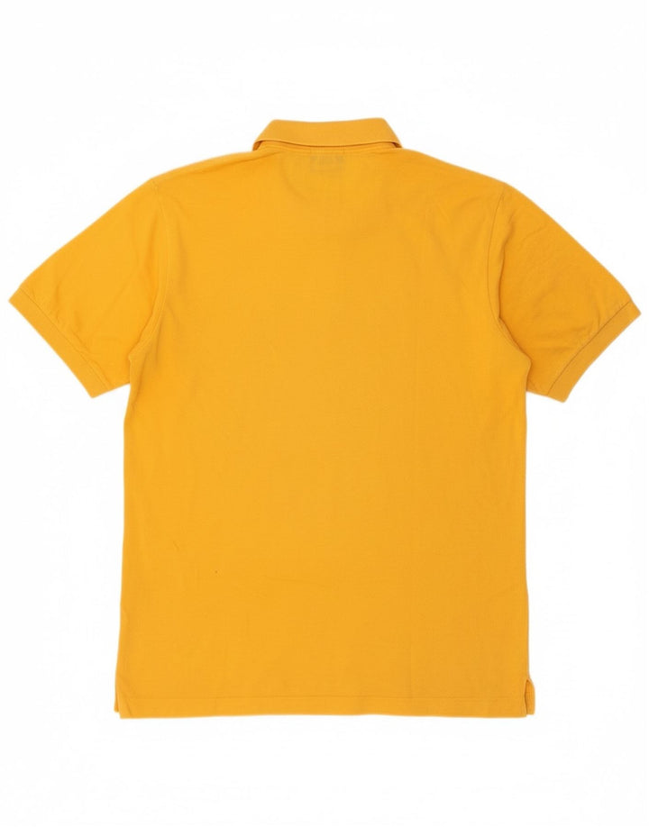 SERGIO TACCHINI Mens Polo Shirt Large Yellow Vintage Sergio Tacchini and Second-Hand Sergio Tacchini from Messina Hembry 