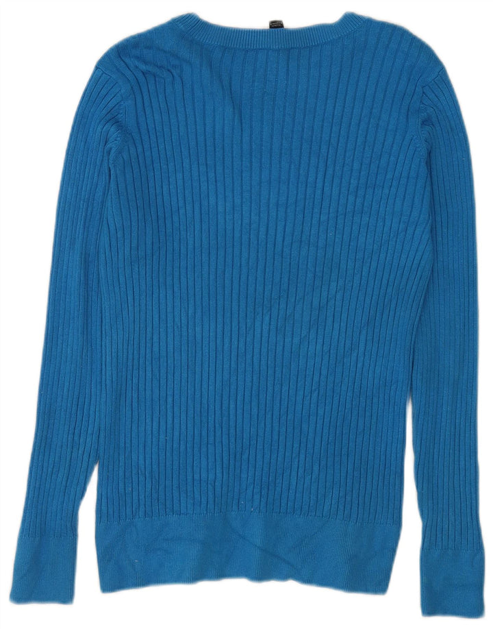 Pulover pentru femei M&Co cu gâtul cu barca UK 10 Small Blue