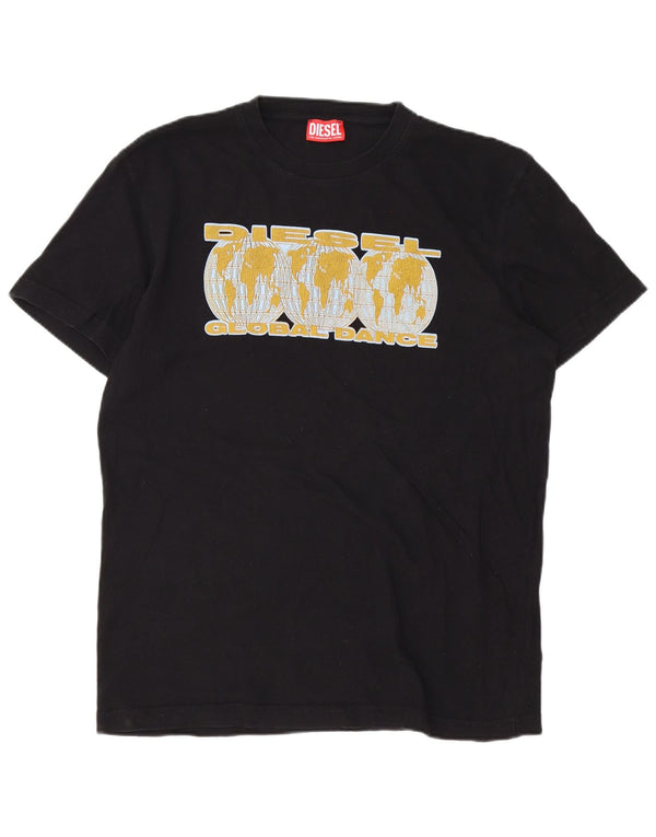 Tricou grafic pentru bărbați Diesel Top XL Bumbac negru