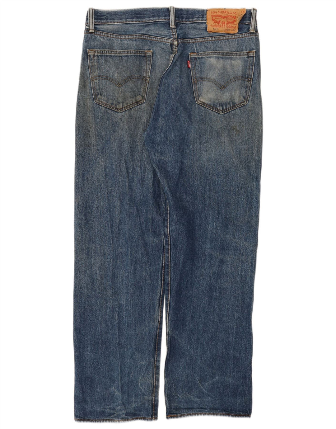 Blugi drepti pentru bărbați Levi's 501 W36 L29 Bumbac albastru