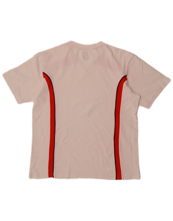 Tricou pentru bărbați Fila Top Medium White Colorblock Poliamidă