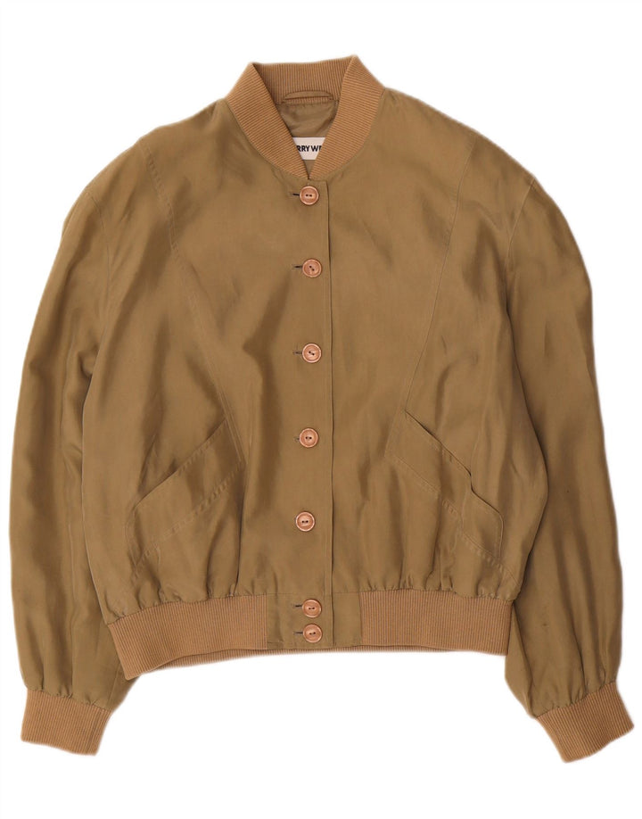 Gerry Weber Jachetă Bomber supradimensionată pentru femei EU 38 Medium Khaki Mătase
