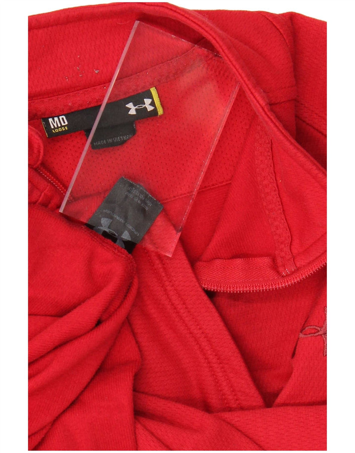 Jachetă de top pentru trening pentru femei UNDER ARMOUR, cu ajustare largi, UK 14, roșu mediu