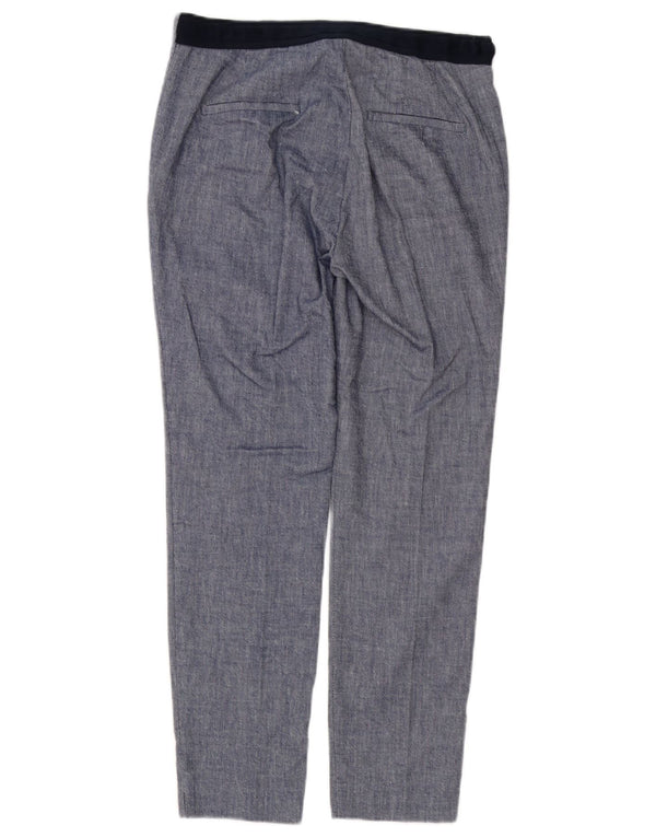 Pantaloni chino slim pentru femei Zara Mediu L28 L27 Albastru Colorblock