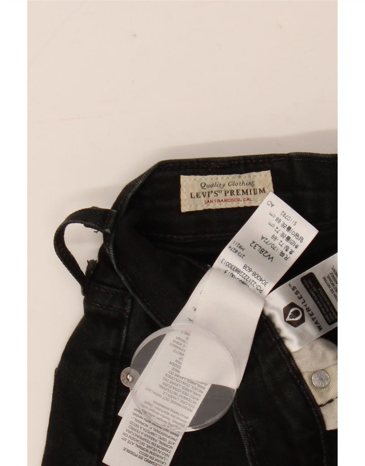 Blugi skinny pentru femei Levi's W28 L32 bumbac negru