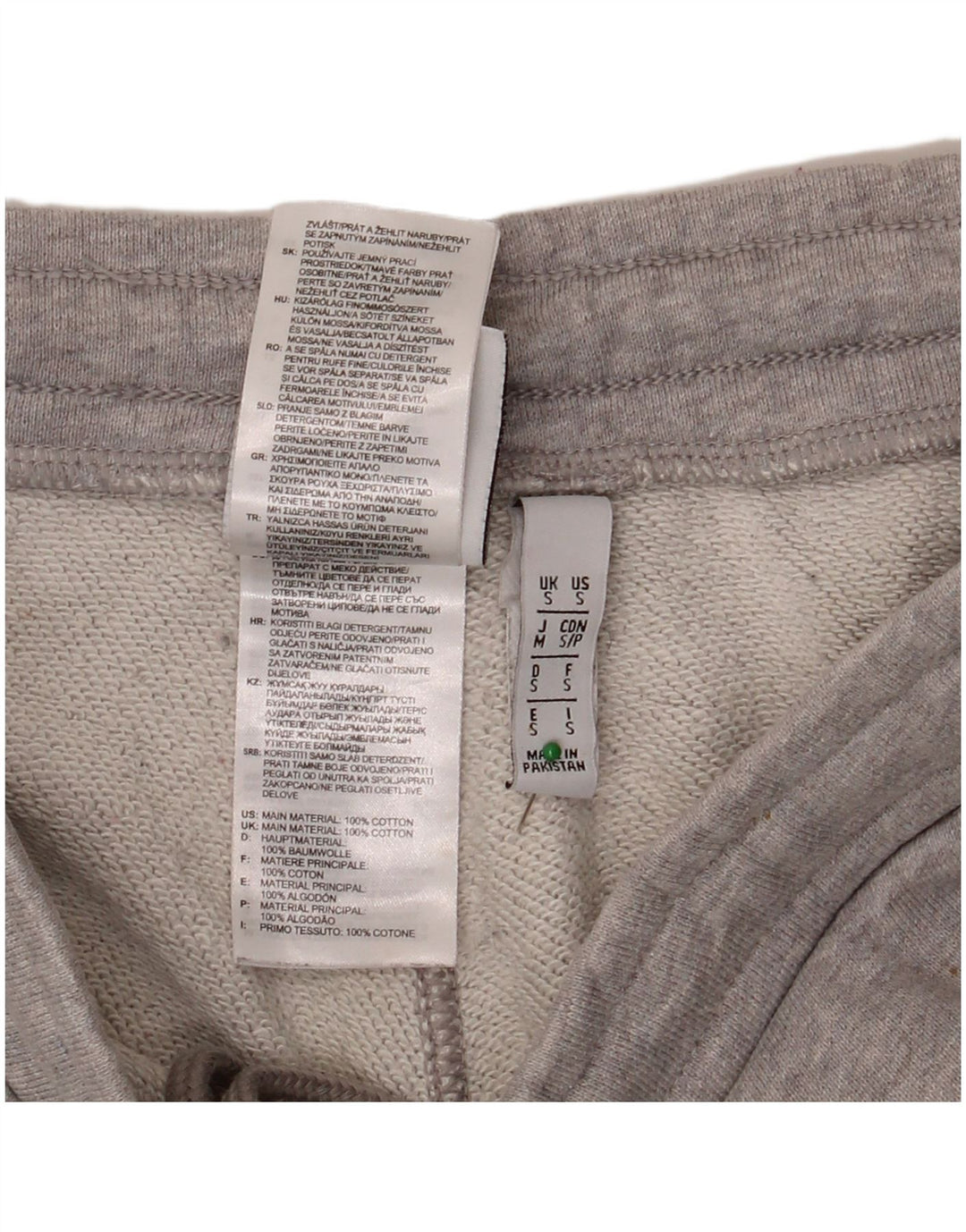 Pantaloni scurți sport ADIDAS pentru bărbați, bumbac gri mic
