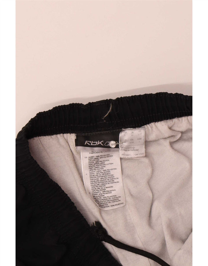 Pantaloni de trening Reebok pentru bărbați, mari, negru, poliester