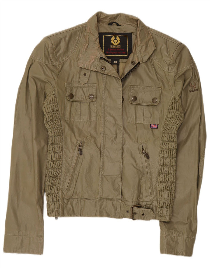Jachetă pentru femei Belstaff IT 40 Small Khaki Bumbac
