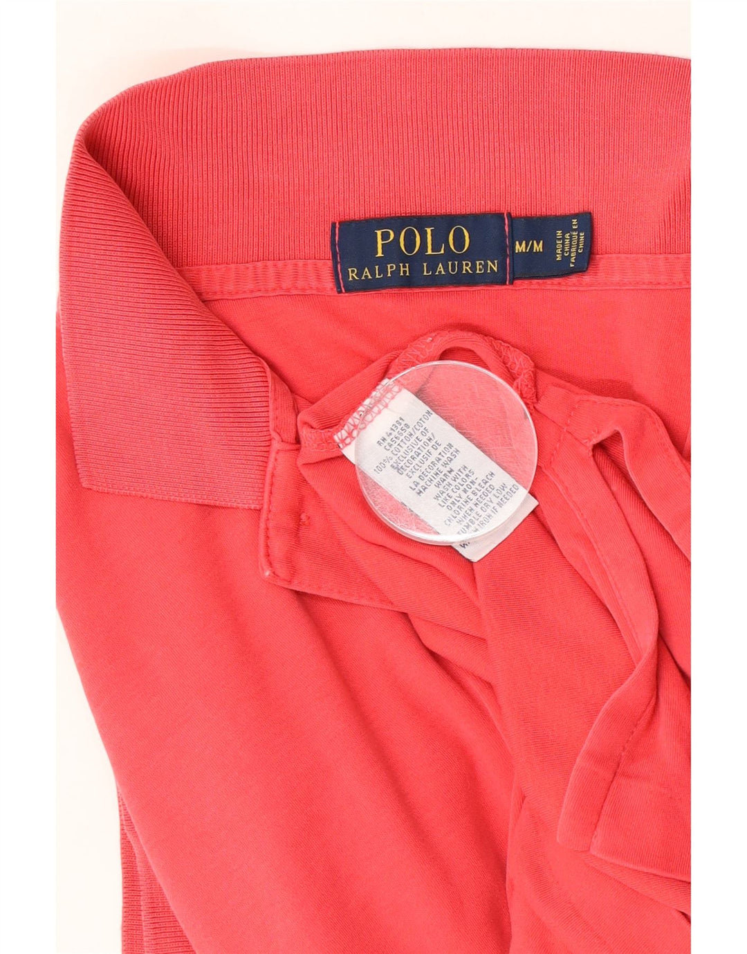 Cămașă polo Polo Ralph Lauren pentru bărbați, bumbac roșu mediu
