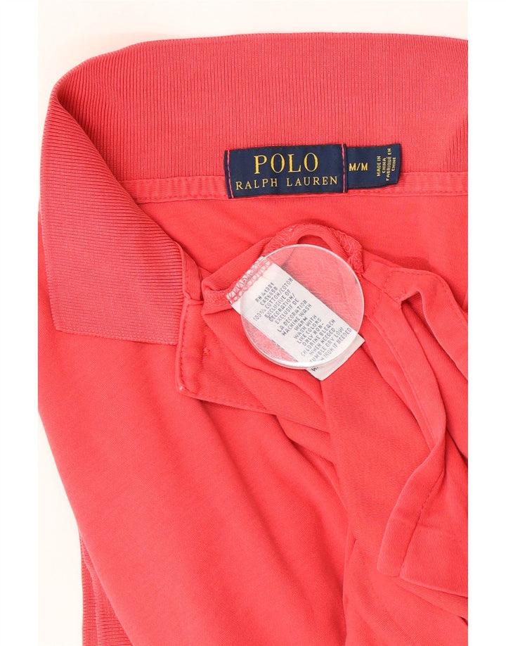 Cămașă polo Polo Ralph Lauren pentru bărbați, bumbac roșu mediu