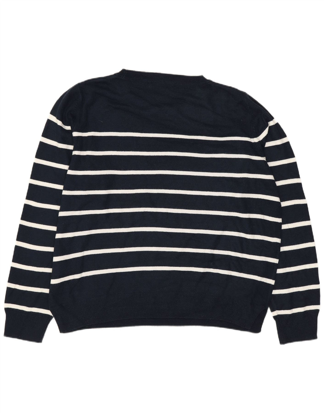 Pulover pentru femei Marks & Spencer cu decolteu triplu UK 16, mare, bleumarin
