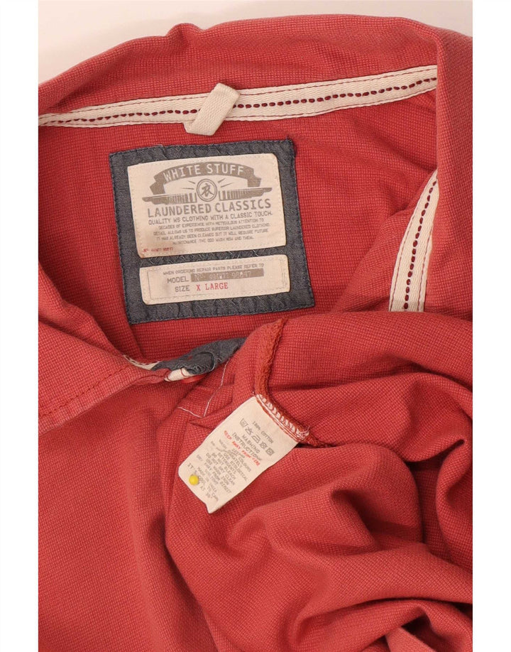 White Stuff Tricou Polo XL Bumbac Roșu