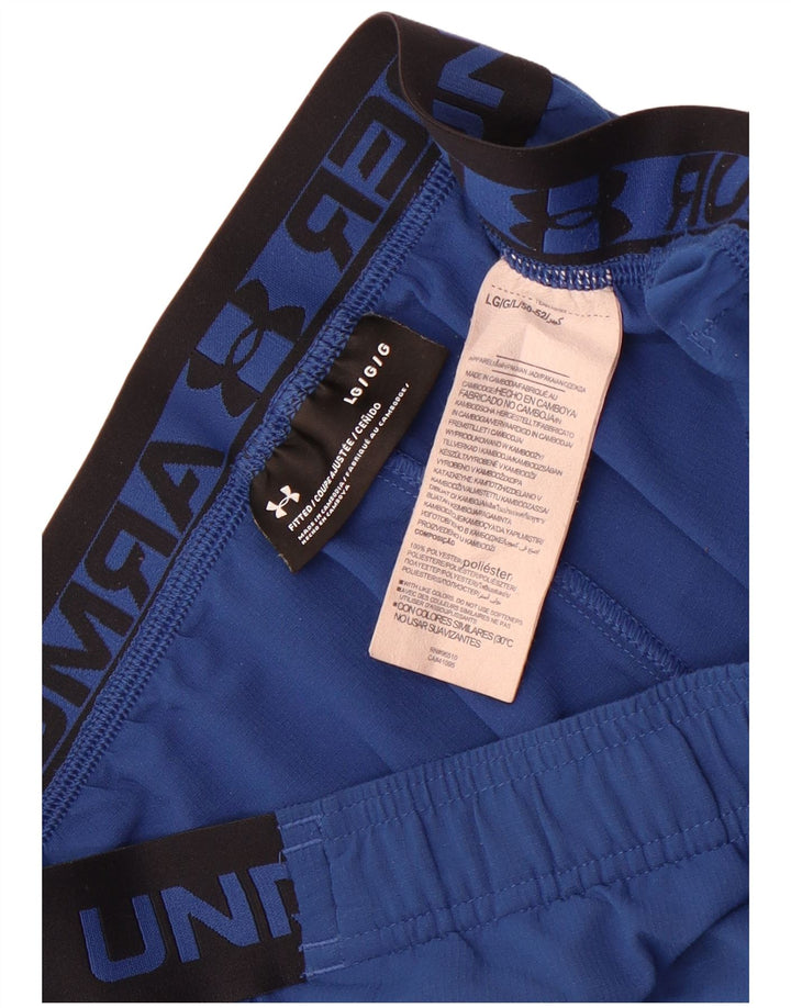 Pantaloni scurți sport grafic Under Armour XL, poliester albastru