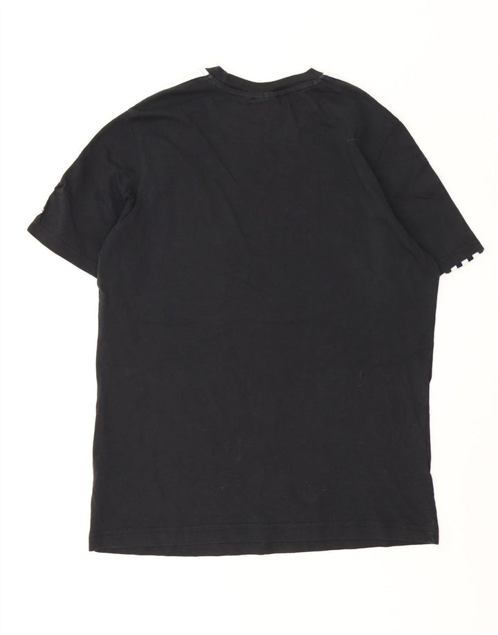 Tricou grafic Adidas pentru bărbați Top mediu negru bumbac
