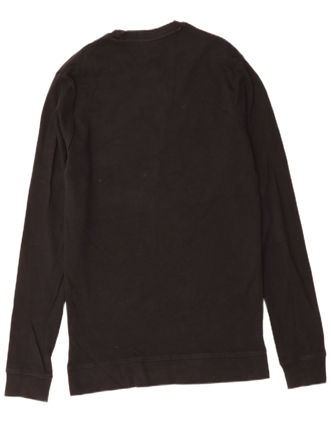 Top pentru femei HUGO BOSS cu mânecă lungă UK 14, mare, negru, bumbac