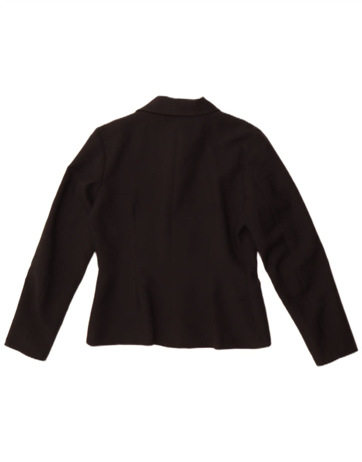 Jachetă vintage pentru femei cu 4 nasturi IT 44 Poliester mediu negru