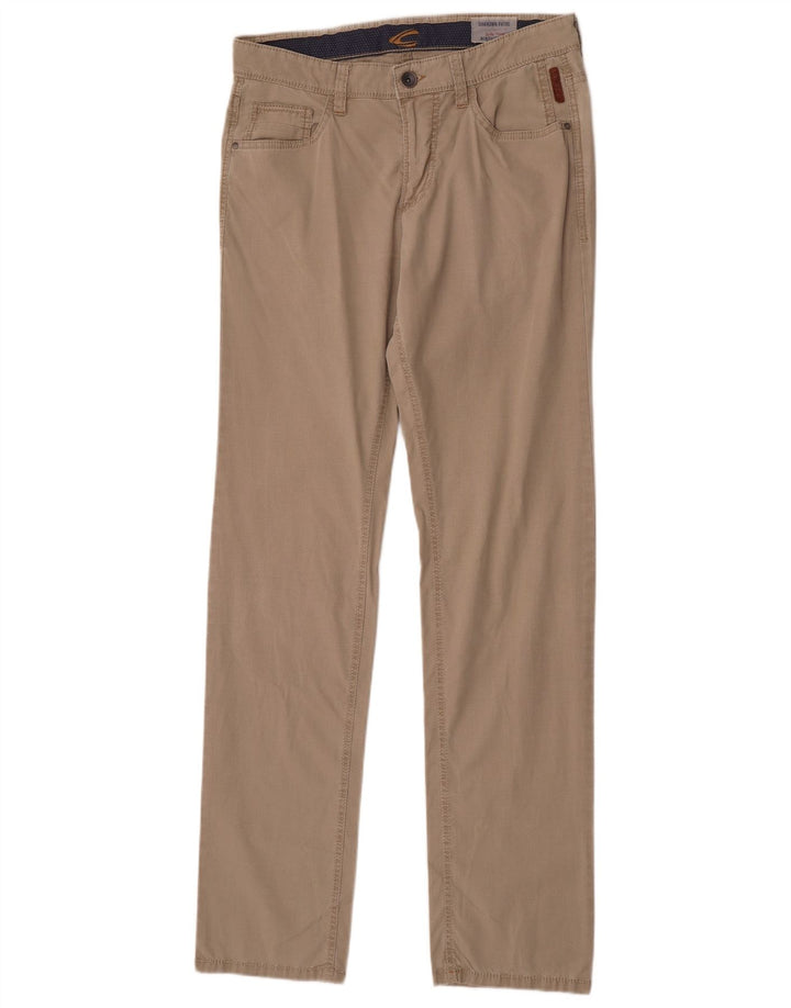 Camel Active Pantaloni Drepți Casual Bărbați L33 L36 Bumbac Bej